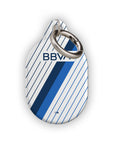 AirTag holder with the Monterrey 2023-24 Away football shirt design by RIPA Football