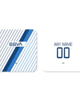Coaster with the Monterrey 2023-24 Away football shirt design by RIPA Football