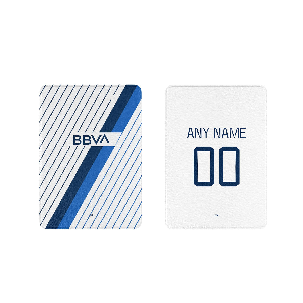 iPad case with the Monterrey 2023-24 Away football shirt design by RIPA Football