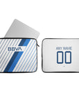 Laptop sleeve with the Monterrey 2023-24 Away football shirt design by RIPA Football