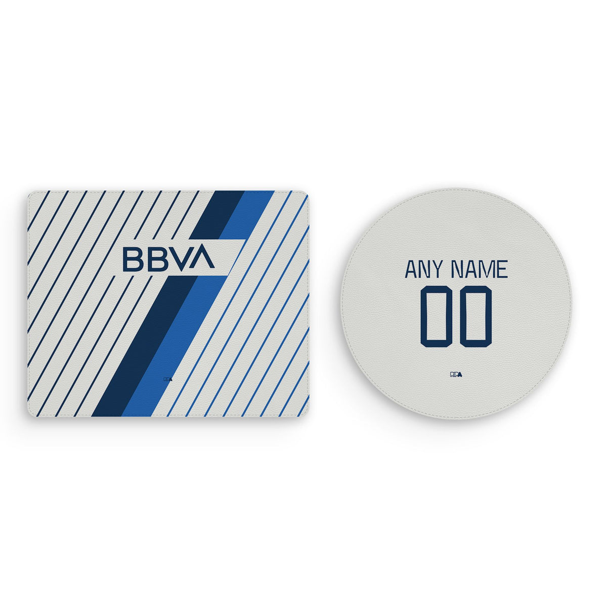 Mouse pad with the Monterrey 2023-24 Away football shirt design by RIPA Football