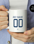Mug with the Monterrey 2023-24 Away football shirt design by RIPA Football