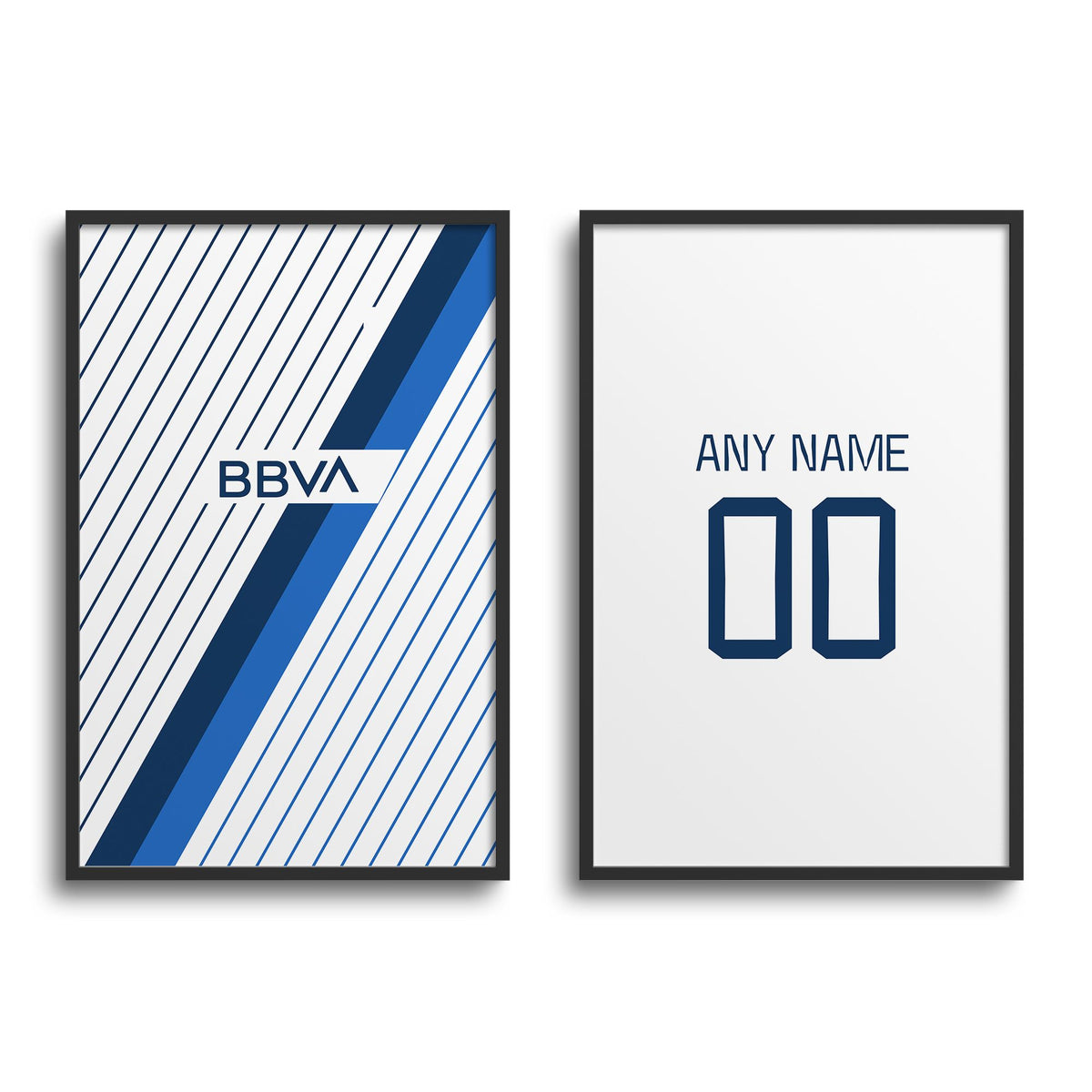 Print with the Monterrey 2023-24 Away football shirt design by RIPA Football