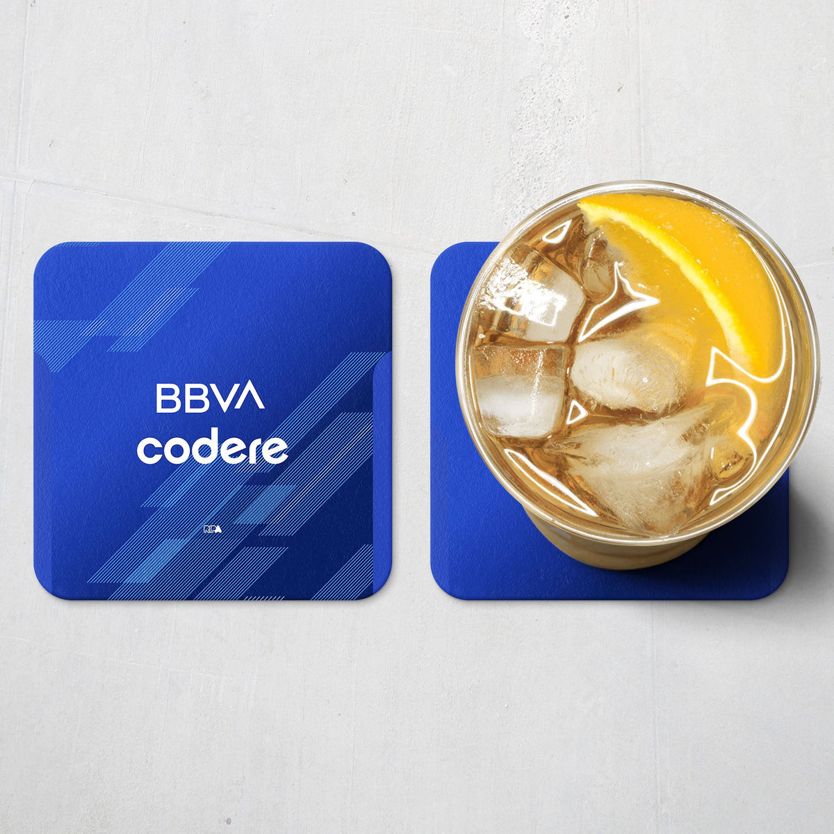 Coaster with the Monterrey 2025-26 Third football shirt design by RIPA Football
