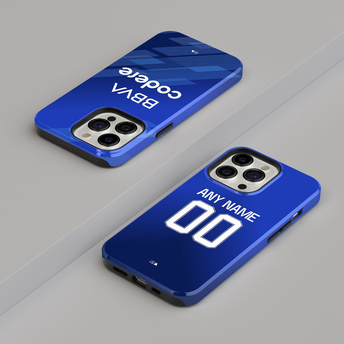 Phone case with the Monterrey 2025-26 Third football shirt design by RIPA Football