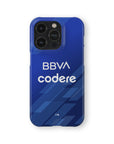 Phone case with the Monterrey 2025-26 Third football shirt design by RIPA Football