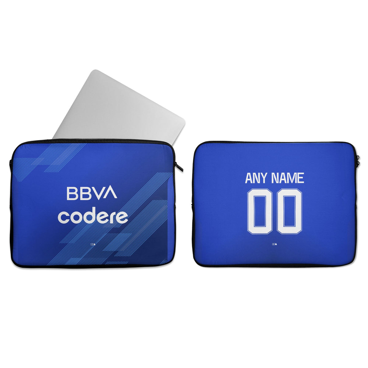 Laptop sleeve with the Monterrey 2025-26 Third football shirt design by RIPA Football