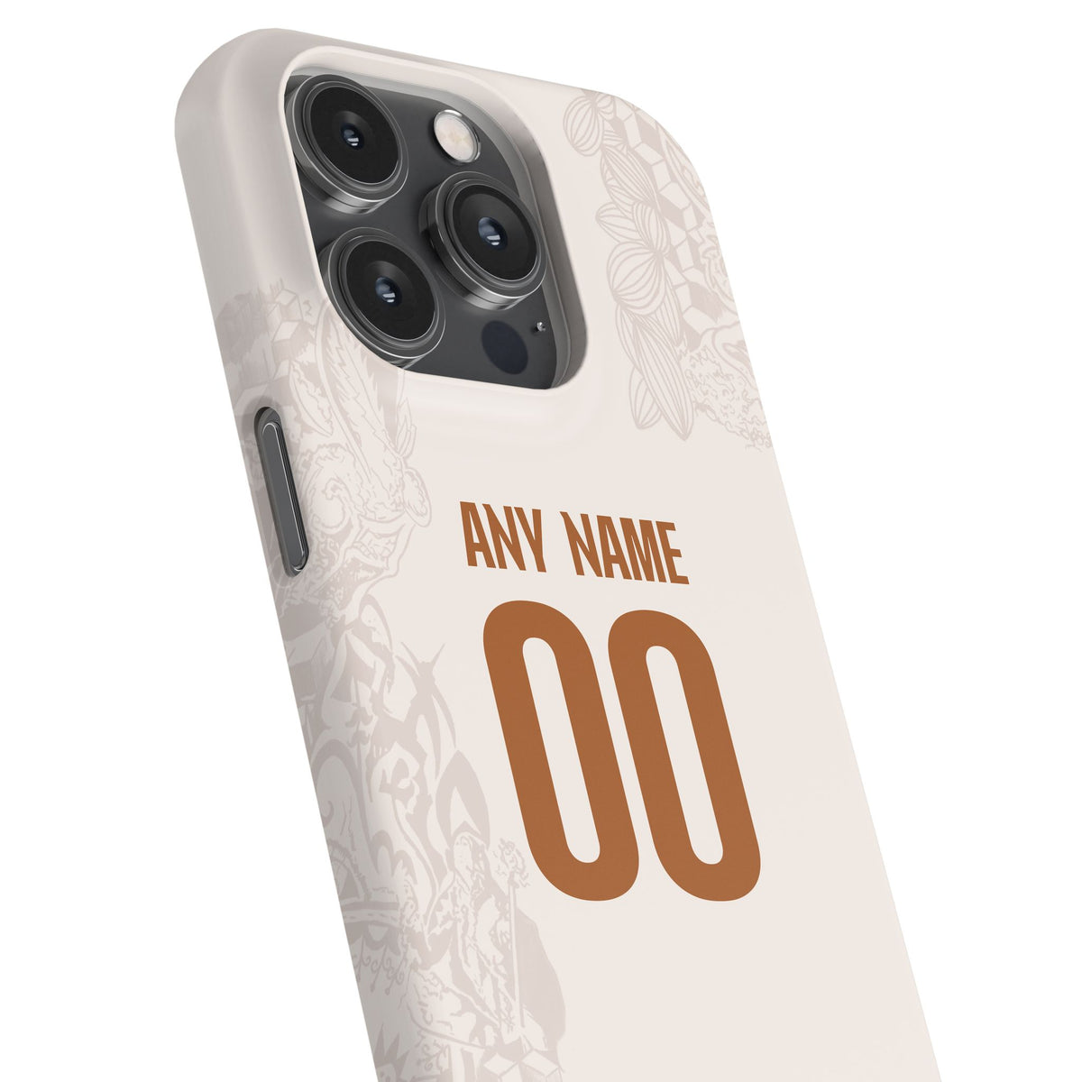 Phone case with the Napoli 2025-26 Away football shirt design by RIPA Football