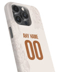 Phone case with the Napoli 2025-26 Away football shirt design by RIPA Football