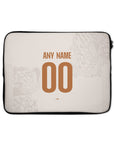 Laptop sleeve with the Napoli 2025-26 Away football shirt design by RIPA Football