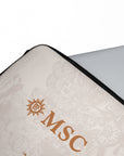 Laptop sleeve with the Napoli 2025-26 Away football shirt design by RIPA Football