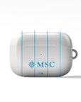 AirPods case with the Napoli 2026-27 Away football shirt design by RIPA Football