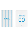 iPad case with the Napoli 2026-27 Away football shirt design by RIPA Football