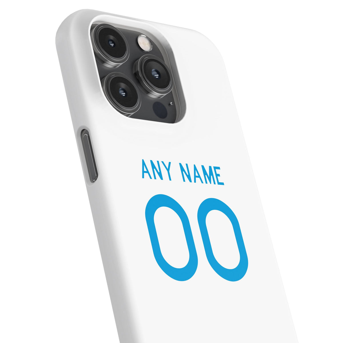 Phone case with the Napoli 2026-27 Away football shirt design by RIPA Football