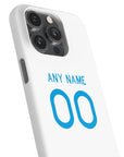Phone case with the Napoli 2026-27 Away football shirt design by RIPA Football