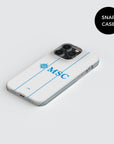Phone case with the Napoli 2026-27 Away football shirt design by RIPA Football