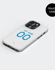 Phone case with the Napoli 2026-27 Away football shirt design by RIPA Football