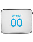 Laptop sleeve with the Napoli 2026-27 Away football shirt design by RIPA Football