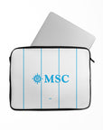 Laptop sleeve with the Napoli 2026-27 Away football shirt design by RIPA Football