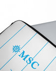 Laptop sleeve with the Napoli 2026-27 Away football shirt design by RIPA Football