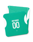 Coaster with the Newcastle 2025-26 Away football shirt design by RIPA Football