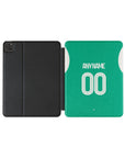 iPad case with the Newcastle 2025-26 Away football shirt design by RIPA Football