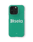Phone case with the Newcastle 2025-26 Away football shirt design by RIPA Football