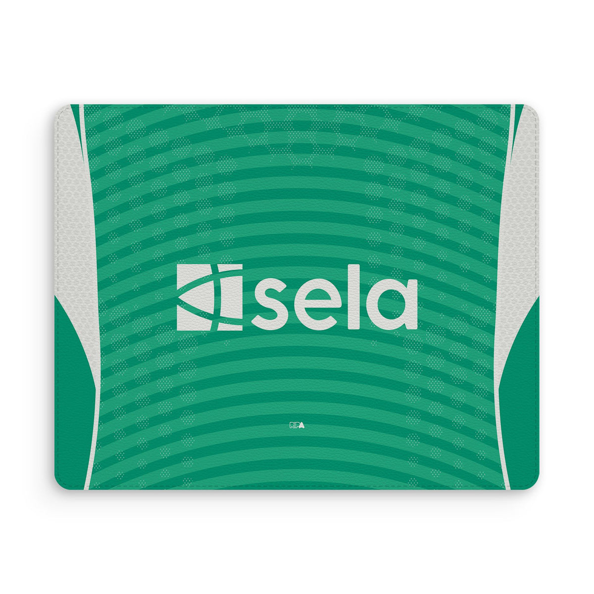 Mouse pad with the Newcastle 2025-26 Away football shirt design by RIPA Football