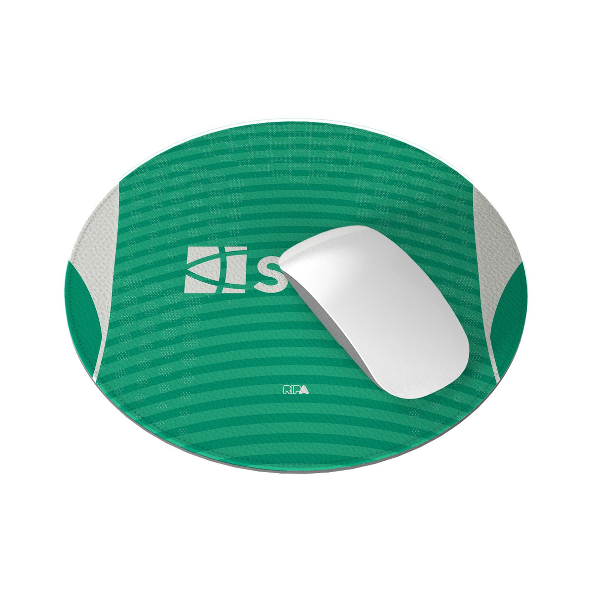 Mouse pad with the Newcastle 2025-26 Away football shirt design by RIPA Football