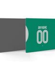Mouse pad with the Newcastle 2025-26 Away football shirt design by RIPA Football