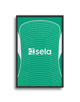 Print with the Newcastle 2025-26 Away football shirt design by RIPA Football