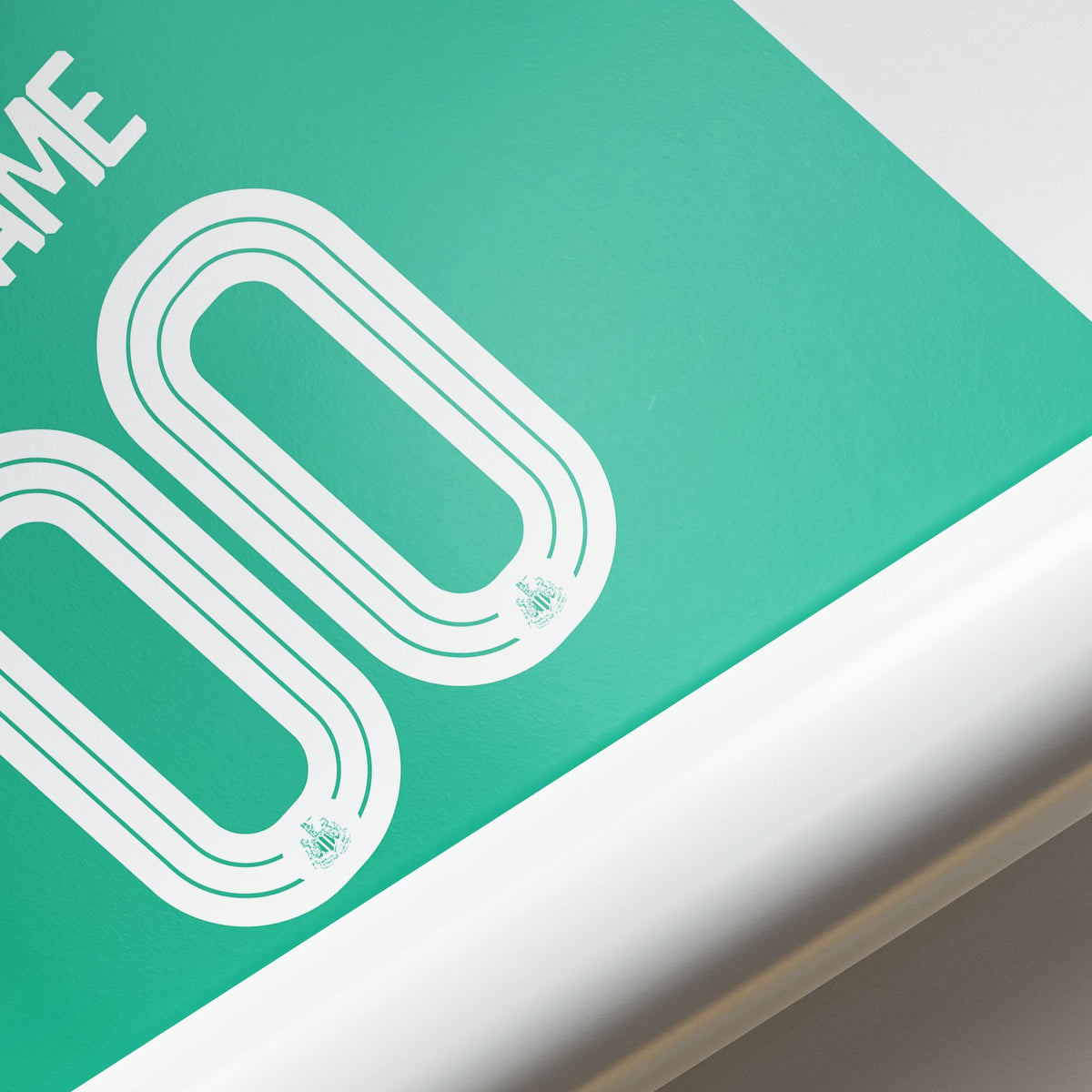 Print with the Newcastle 2025-26 Away football shirt design by RIPA Football
