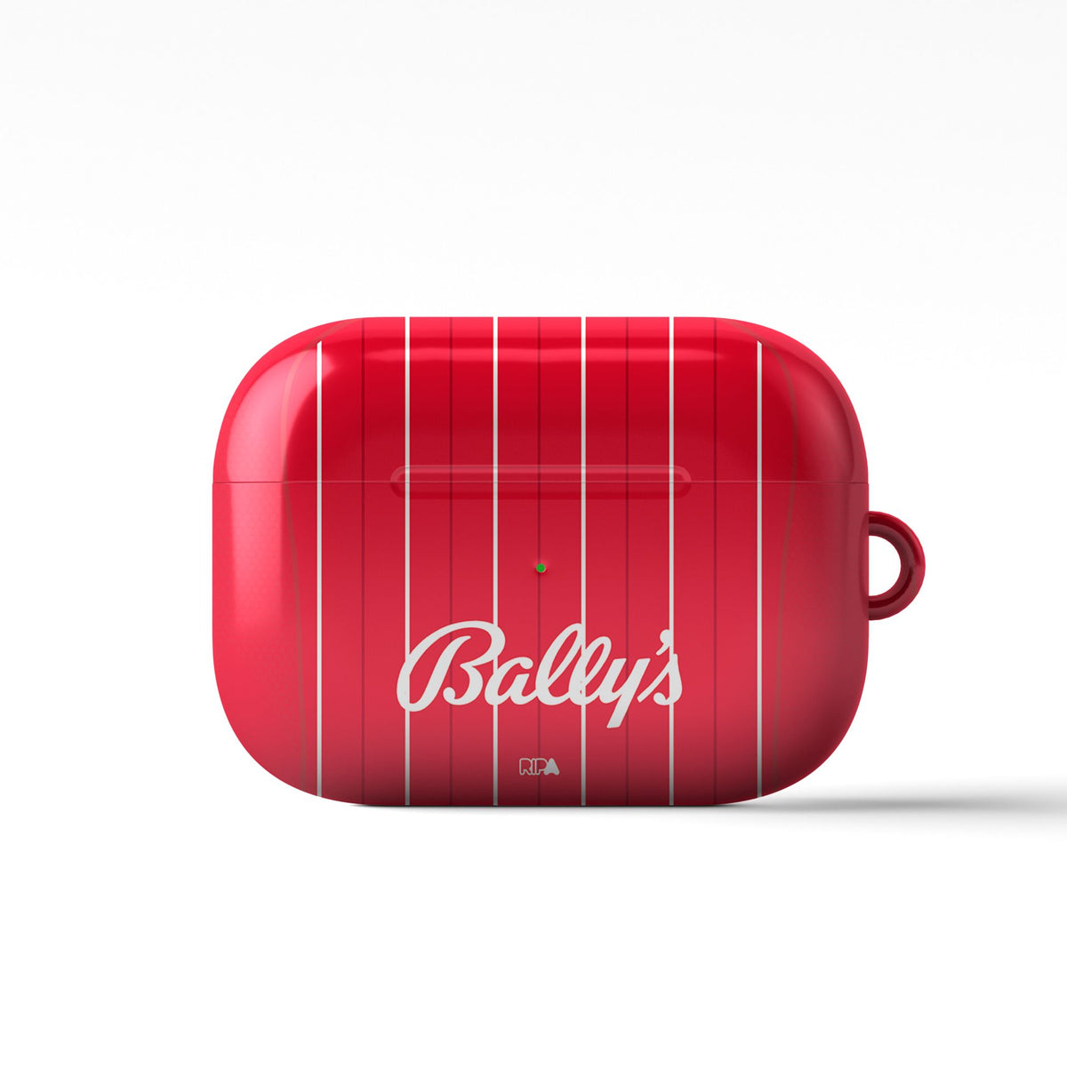 AirPods case with the Nottingham Forest 2025-26 Home football shirt design by RIPA Football