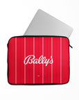 Laptop sleeve with the Nottingham Forest 2025-26 Home football shirt design by RIPA Football