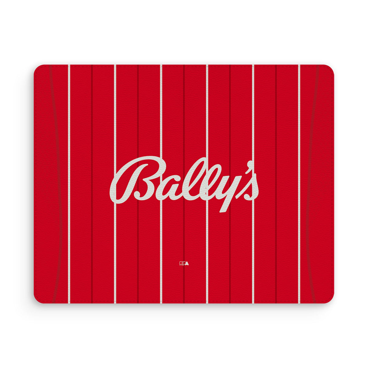 Mouse pad with the Nottingham Forest 2025-26 Home football shirt design by RIPA Football
