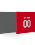 Mouse pad with the Nottingham Forest 2025-26 Home football shirt design by RIPA Football