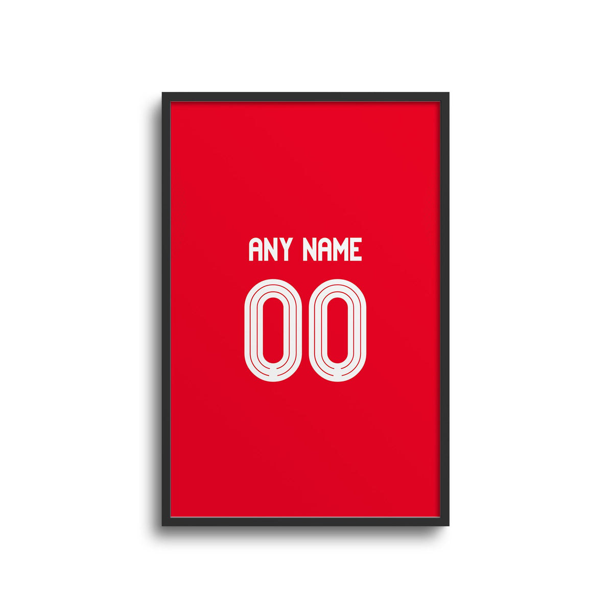 Print with the Nottingham Forest 2025-26 Home football shirt design by RIPA Football