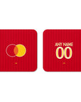 Coaster with the OL Lyonnes 2026-27 Away football shirt design by RIPA Football