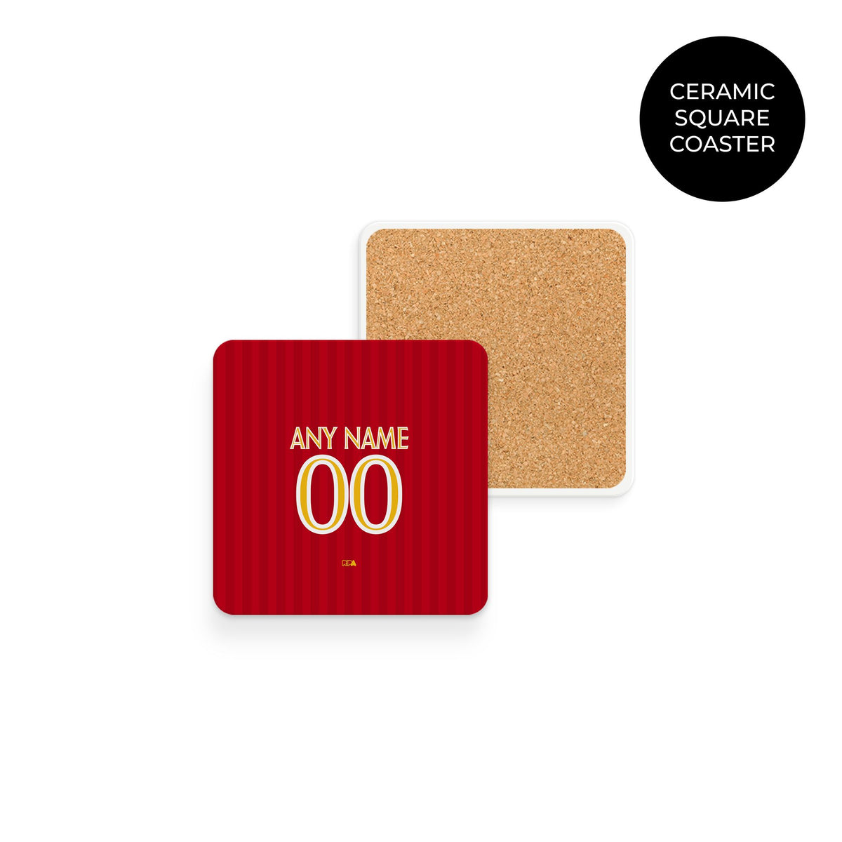 Coaster with the OL Lyonnes 2026-27 Away football shirt design by RIPA Football