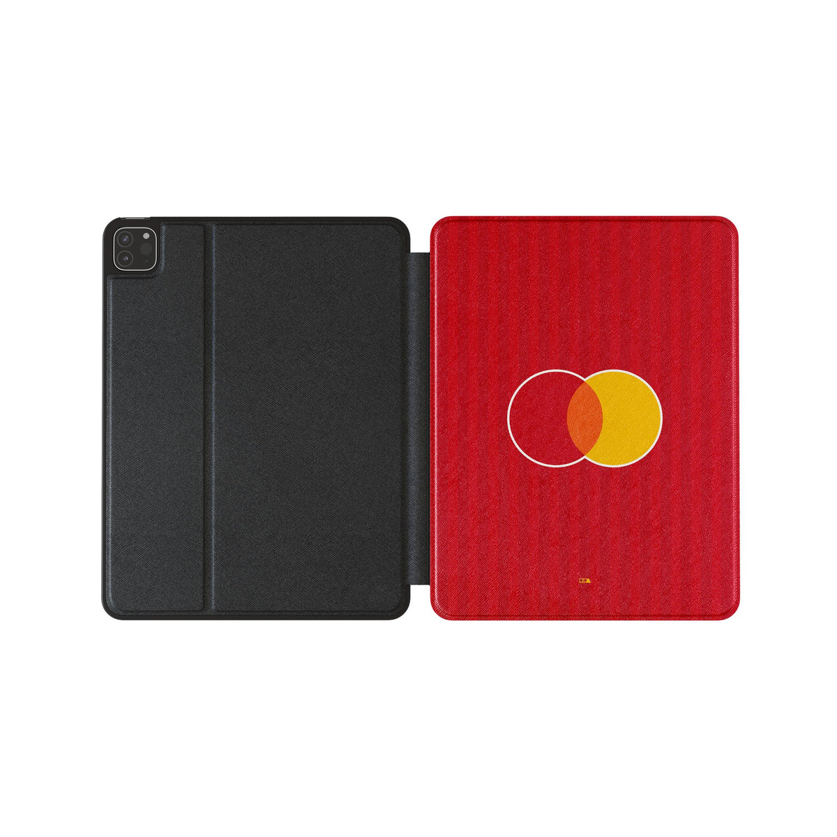 iPad case with the OL Lyonnes 2026-27 Away football shirt design by RIPA Football