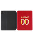 iPad case with the OL Lyonnes 2026-27 Away football shirt design by RIPA Football