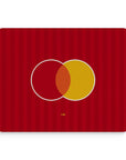 Mouse pad with the OL Lyonnes 2026-27 Away football shirt design by RIPA Football