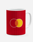Mug with the OL Lyonnes 2026-27 Away football shirt design by RIPA Football