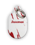 AirTag holder with the Olympiacos 2025-26 Away football shirt design by RIPA Football