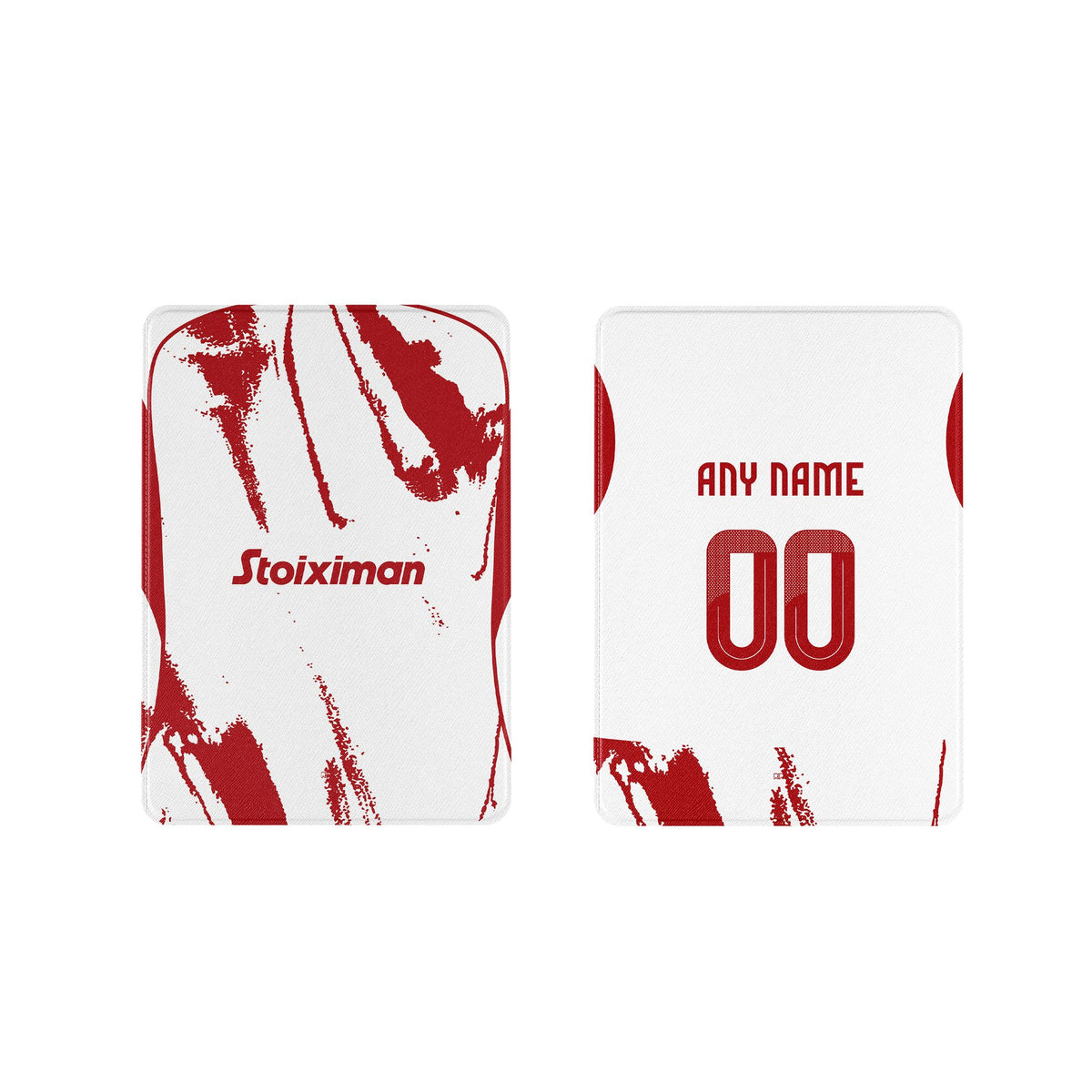iPad case with the Olympiacos 2025-26 Away football shirt design by RIPA Football