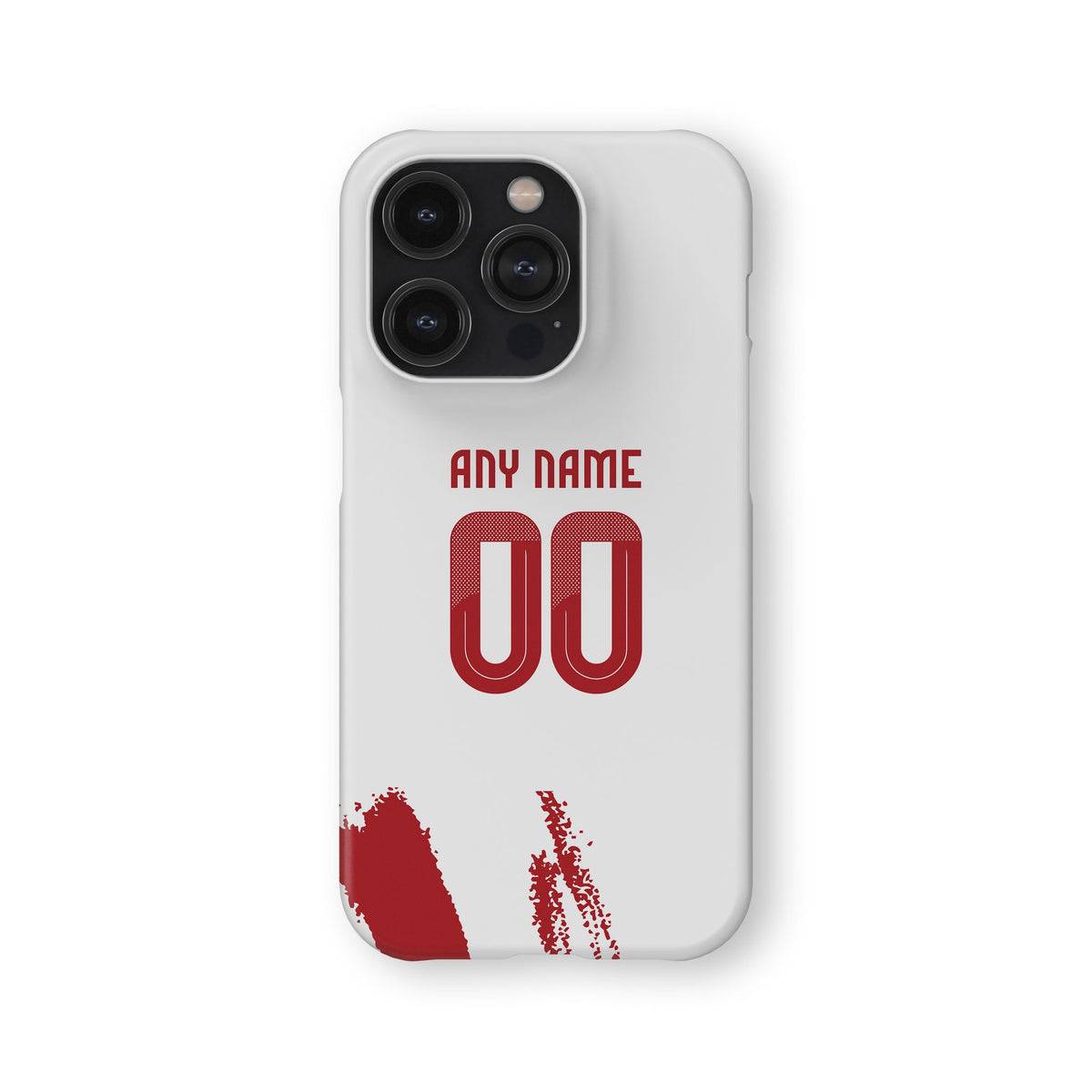Phone case with the Olympiacos 2025-26 Away football shirt design by RIPA Football