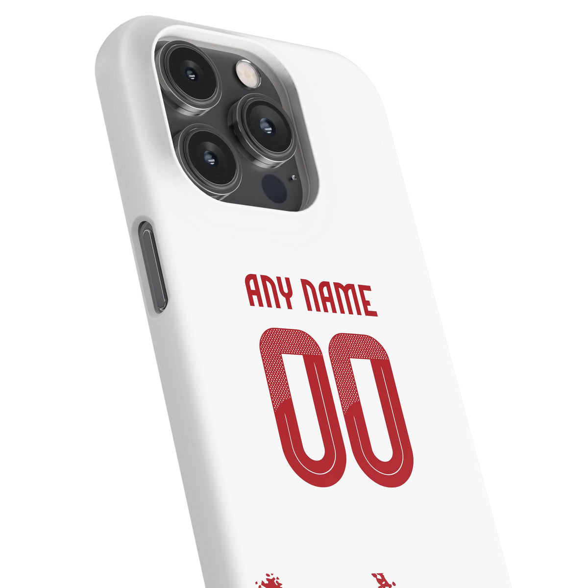 Phone case with the Olympiacos 2025-26 Away football shirt design by RIPA Football
