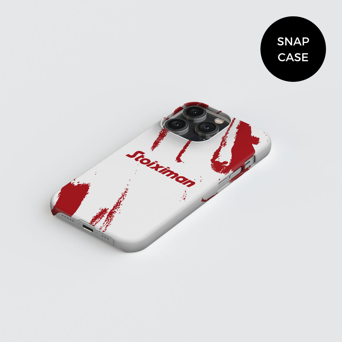 Phone case with the Olympiacos 2025-26 Away football shirt design by RIPA Football