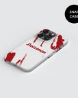 Phone case with the Olympiacos 2025-26 Away football shirt design by RIPA Football