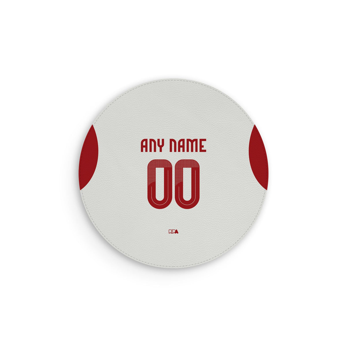 Mouse pad with the Olympiacos 2025-26 Away football shirt design by RIPA Football